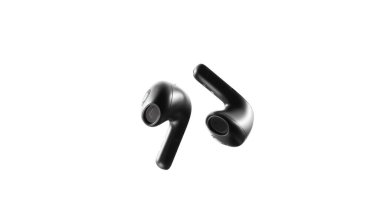 Kablosuz kulaklıklar beyaz arka planda izole edilmiş. Kulaklıklar izole. Yüksek kalite fotoğraf