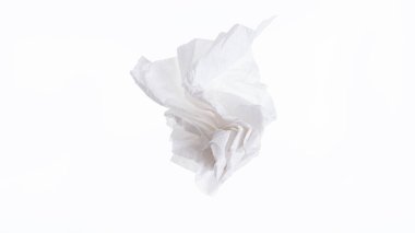 Tuvalet kağıdı beyaz arka planda izole edilmiş. Yüksek kalite fotoğraf