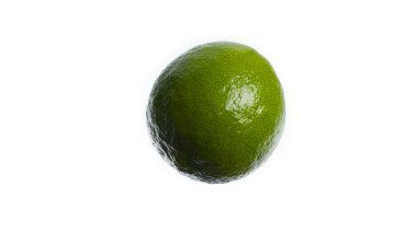 Beyaz arka planda taze limon izole edilmiş. Yüksek kalite fotoğraf