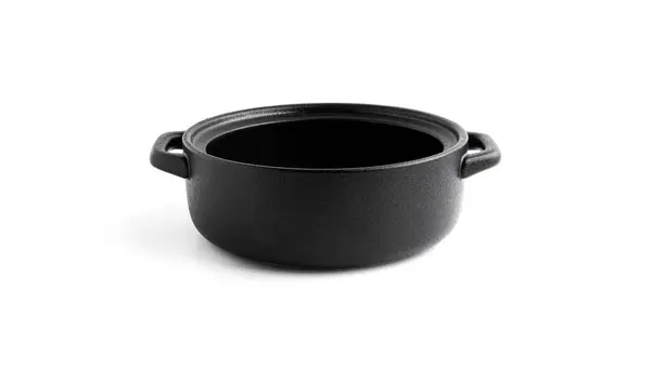 stock image Black pot isolated on white background. High quality photo