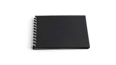 Not defteri beyaz arkaplanda izole edildi. Yüksek kalite fotoğraf