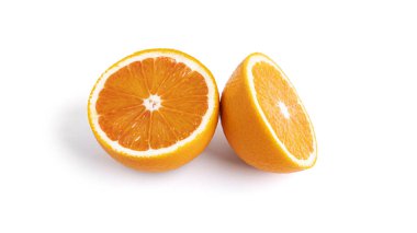 Beyaz arka planda izole edilmiş portakal meyvesi. Yüksek kalite fotoğraf