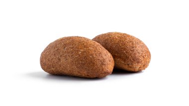 Çörekler beyaz arka planda izole edilmiş. Yüksek kalite fotoğraf