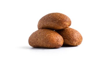 Çörekler beyaz arka planda izole edilmiş. Yüksek kalite fotoğraf