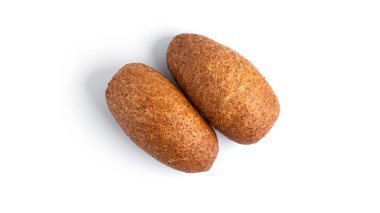 Çörekler beyaz arka planda izole edilmiş. Yüksek kalite fotoğraf