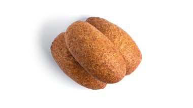 Çörekler beyaz arka planda izole edilmiş. Yüksek kalite fotoğraf