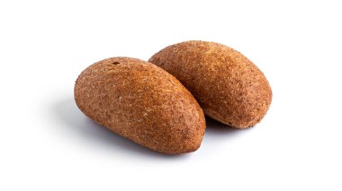 Çörekler beyaz arka planda izole edilmiş. Yüksek kalite fotoğraf