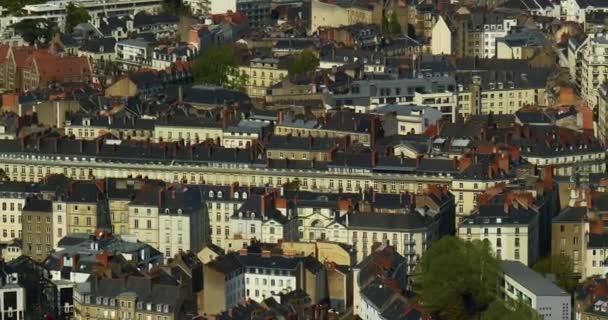 Modern Gelişmekte Olan Bir Şehir Olan Fransa Kinci Dünya Savaşı — Stok video
