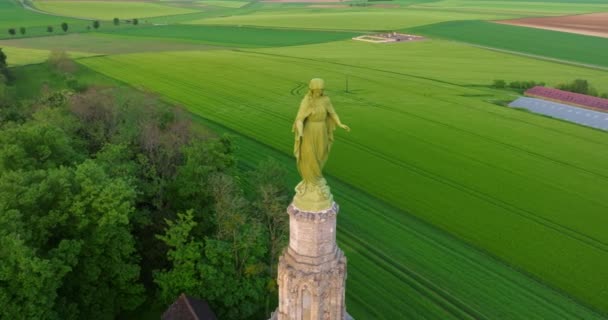 Chapelle Saint Joseph Des Anges Çekiyoruz Huzurlu Bir Ortamda Harika — Stok video