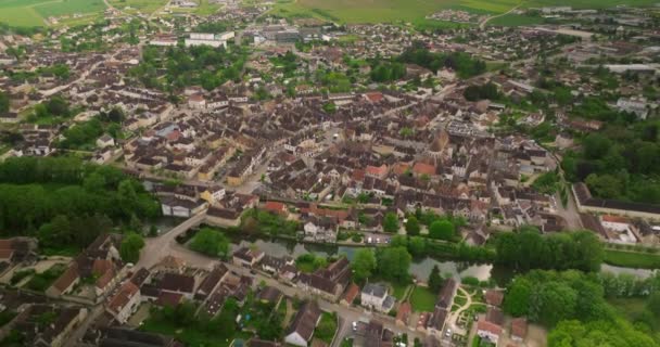 Chablis Een Gemeente Het Franse Departement Yonne Regio Franche Comte — Stockvideo