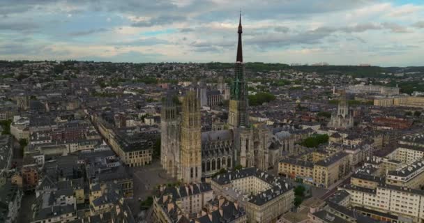 프랑스 노르망디 대성당의 — 비디오