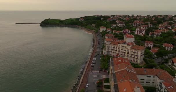 Saint Jean Luz Famoso Puerto Pesquero Turístico Costa Vasca Bahía — Vídeos de Stock