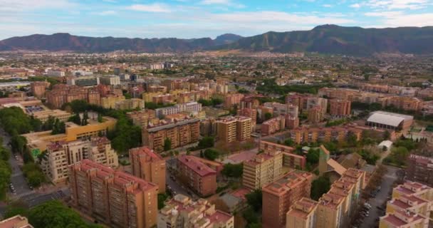 Vista Aérea Parte Central Cidade Múrcia Espanha — Vídeo de Stock