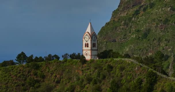 Portekiz Atlantik Okyanusu Ndaki Madeira Adası Ndaki Sao Vicente Nin — Stok video