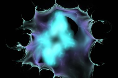 soyut arkaplan renk eğilimleri 2022, 3D illüstrasyon, grafik ve tasarım sanat projeleri için siyah çok renkli çizgiler fraktal benzersiz kompozisyon. Yüksek kalite 