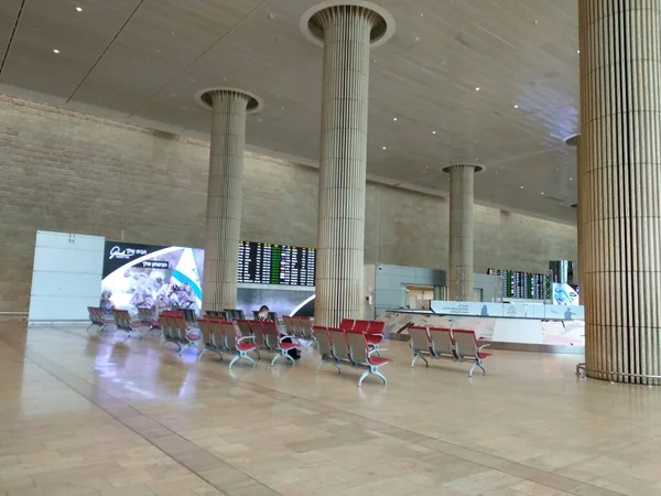 Tel Aviv Israel September 2021 Ben Gurion Airport Two Gray — Stock Photo, Image