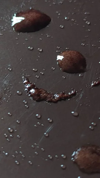 Textura Chocolate Sorvete Marrom Sobremesa Comida Doce Foto Alta Qualidade — Fotografia de Stock