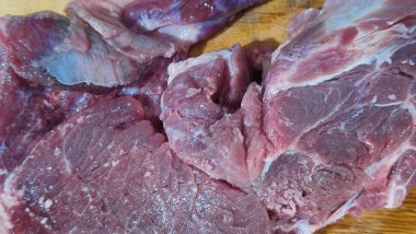 fileto taze et, yemek pişirme. Yüksek kalite fotoğraf