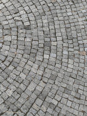 Gri taş kaldırım kiremitleri inşaat malzemesi. Yüksek kalite fotoğraf