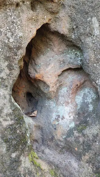 Kaya yüzlü taş manzara arka planda yaz dokusu kaya turizmi doğa gezisi. Yüksek kalite fotoğraf