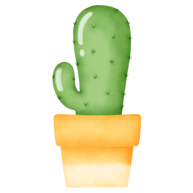 Suluboya Kaktüsü Clipart, Tropikal Kaktüs Klip Sanatı,