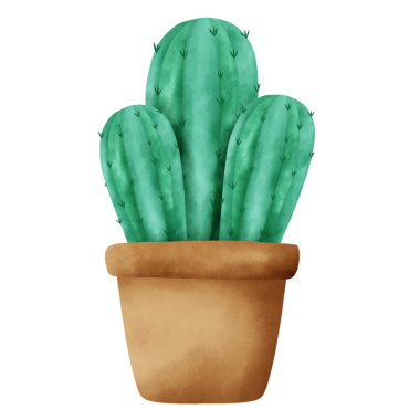 Suluboya Kaktüsü Clipart, Tropikal Kaktüs Klip Sanatı,