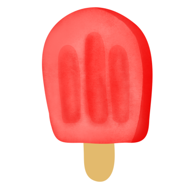 Suluboya Dondurma el çizimi tarzında. 