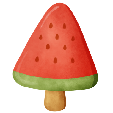 Suluboya Dondurma el çizimi tarzında. 