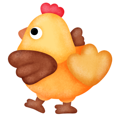 Tatlı Bir Tavuğun Suluboya Çizimi