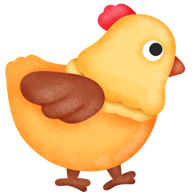 Çizgi film tavuğu çizimi