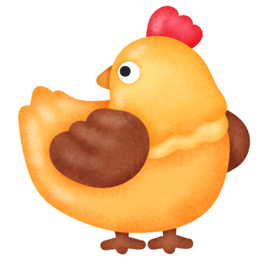 Çizgi film tavuğu çizimi