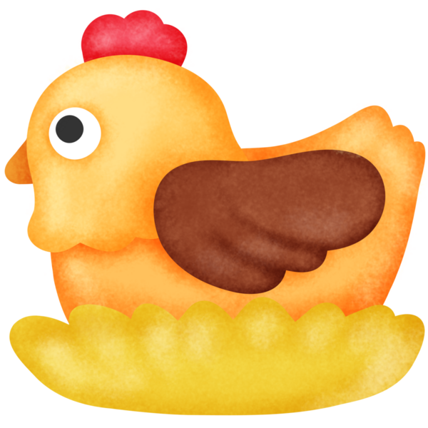 Yuvadaki Bir Tavuğun İmajı