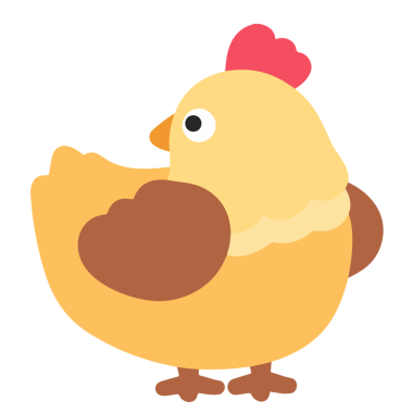 Şirin Bir Tavuğun İllüstrasyonu