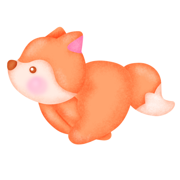 Orange Fox 'un suluboya çizimi