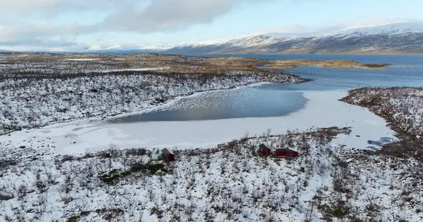 stock image Winter Serenity on Lofoten Islands. High quality 4k footage