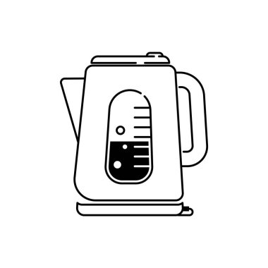 Doğrusal biçim simgesinde elektrik ısıtıcısı.