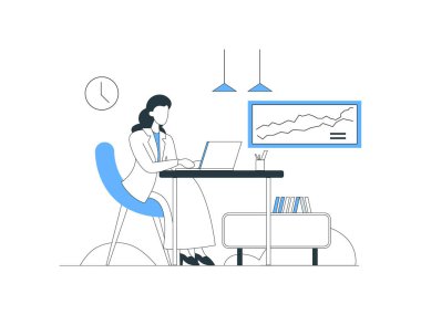 Çalışma çizelgesi. Düz vektör çizimleri