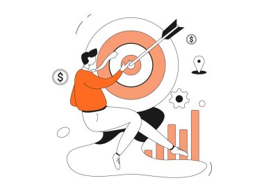 Geliştirme odağı, Düz vektör çizimi