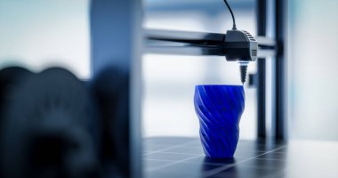 Süslü desenli 3D yazdırma vazosu