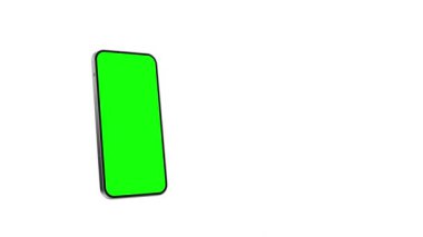 Bir akıllı telefon alttan bir dönüş yaparak içeri girer ve yeşil ekran görüntüsünü aktifleştirir. Görüntü bir luma mat ve bir ekran izleme katmanı içerir