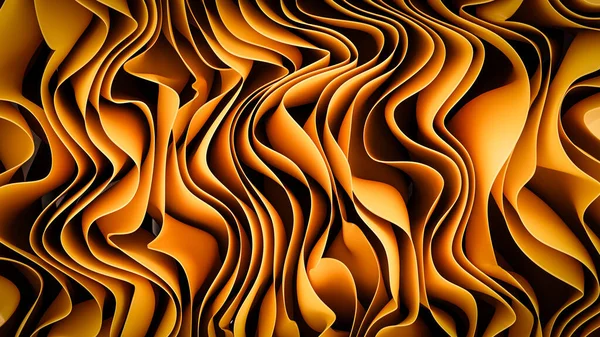 Абстрактні Смуги Текстильної Матеріальної Хвилі Неправильно Помаранчевий Колір — стокове фото