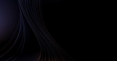 Sarı ve mavi ahenkli bir palette dalgalanan soyut katmanlar