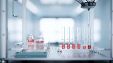 Test tüplerinde yetiştirilen sığır eti: Pena ve yer robotlu kavramsal in-vitro et üretimi - zaman ayarlı video