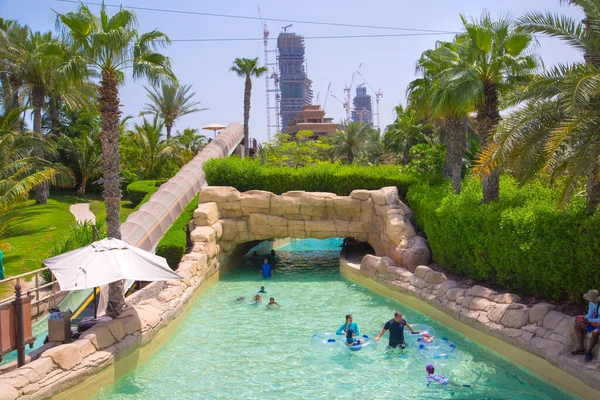 Dubai Zjednoczone Emiraty Arabskie Maja 2022 Park Wodny Atlantis Aqua — Zdjęcie stockowe