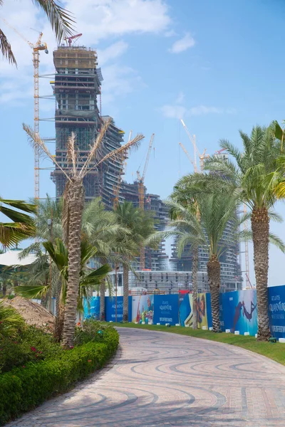Dubai Uae United Arab Emirates May 2022 Palm Jumeirah Park — Stock Photo, Image