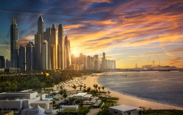 Дубай Оае Єднані Арабські Емірати Травня 2022 Року Панорамний Вид — стокове фото