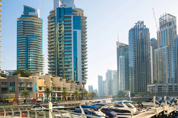 Dubai Emiratos Árabes Unidos Mayo 2022 Vista Panorámica Los Rascacielos —  Fotos de Stock
