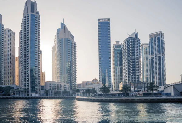 Dubai Emiratos Árabes Unidos May 2022 Vista Panorámica Los Rascacielos —  Fotos de Stock