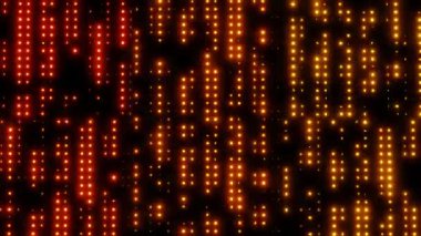 Matrix tarzı arka plan ve kod yağmuru. Bilgiye veya metne yer olan rastgele numaralar düşüyor. 