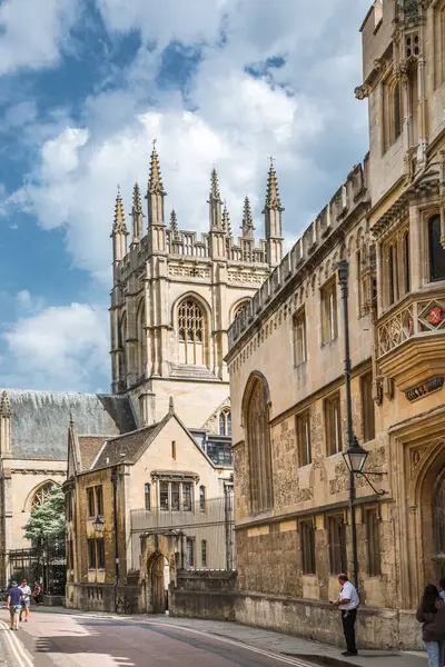Oxford Kesäkuuta 2023 Merton College Oxfordin Yliopiston Rakennukset — kuvapankkivalokuva
